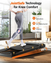 Walking Pad, Auto Incline, 3.0HP, 300lb, Under-Desk, Remote LED
