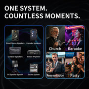 Dual Handheld Wireless Microphone System