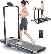 4-in-1 Folding Treadmill with Adjustable Incline & Handle Bar – SpaceSaver Design, 12 Preset Programs, 300 lbs Capacity, Perfect for Walking, Running & Under Desk Use