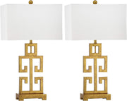 Greek Key Table Lamp Set of 2, 29" LIT4305A-SET2
