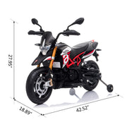 12V Aprilia Licensed Kids Motorcycle Dirt Bike Ride On Toys Car