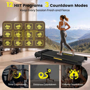 Walking Pad with Incline, 6.2 MPH Walking Pad Treadmill with Double Frame, Easy Read Full Screen LED Display, Low Noise 2.75HP Brushless Drive, Walking Pad Under Desk 350 LBS Weight Capacity