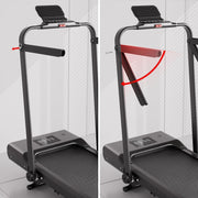 3.0HP Walking Pad Treadmill with LED Display & Remote APP – Handle Bar, 300 LBS Capacity, Portable Under-Desk Design for Home Use
