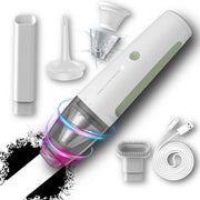 PATO Handheld Vacuum Cleaner, with 15000PA Powerful Suction Force, Wireless Design, Portable Vehicle-Mounted Vacuum Cleaner, Suitable for Both Home and car use, White