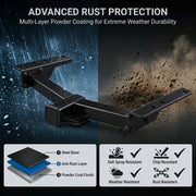 Assembly Class 3 Trailer Hitch 2 Inches Receiver Tube Towing Hitch Compatible with Journey 2009-2020