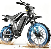 Electric Dirt Bike with Pedals, 1500W Peak Motor Electric Motorcycle