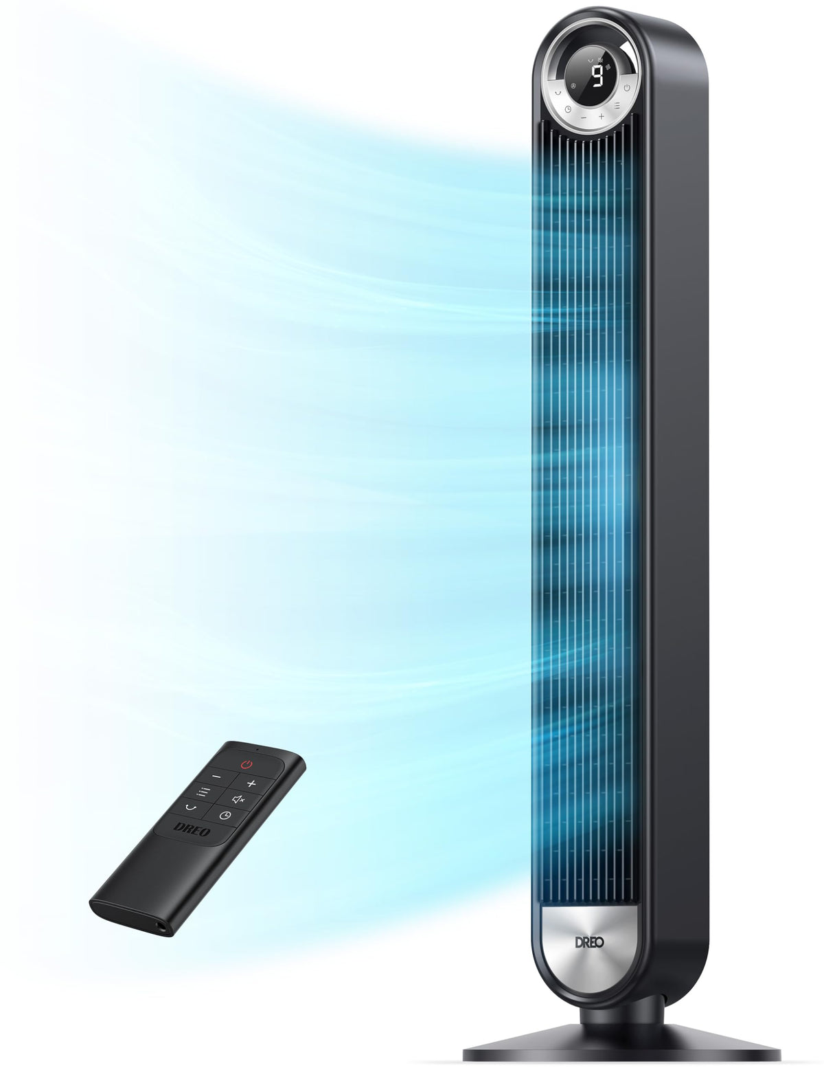 Tower Fan for Bedroom, Upgraded DC 28ft/s Velocity, 9 Speeds