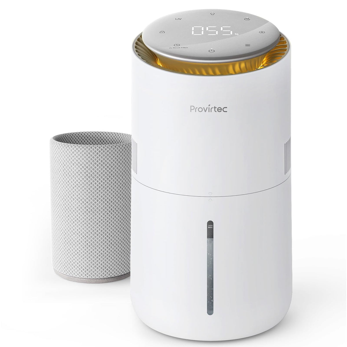 MistFree Evaporative Humidifier for Bedroom Easy Clean