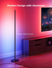 RGBIC Floor Lamp Basic 2-Pack, Standing Lamp for Bedroom Living Room