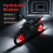 Electric Dirt Bike for Adults & Teens, 4000W Peak Motor, 45 MPH Top Speed