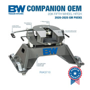 20K Companion OEM Fifth Wheel Hitch - Compatible with 2020-2026 /GM OEM Puck System - RVK3710