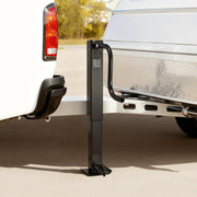 Heavy-Duty Trailer Jack, 12,000 lbs Load Capacity, Sidewind Square Direct Weld-on Trailer Jack with Handle Crank, Adjustable Drop Leg, 26-Inch Travel for Lifting RV, Utility, Yacht Trailers