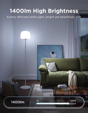 Lantern Floor Lamp, Halo Gradient RGBIC Smart Corner Lamp for Bedroom
