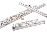 Silver Plated Intermediate 16 Keys Open/Closed Hole C Flute