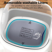 Paruuntys Automatic Litter Box,Safety Sensor,App Control,Open-top Design