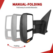 Towing Mirrors Compatible with 2007-2014 F150 Series Pickup