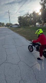Leopard 40 Mini Dirt Bike, Gas Power 4 Stroke Pit Bike! Easy Pull Start, 10" Wheels!