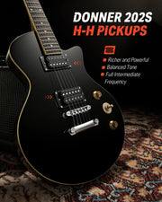 39" Electric Guitar, DLP-style with Dual Humbucker Pickups
