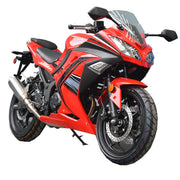 250cc 6 Speed EFI Fuel Injection Dirt Bike Motorcycle Bike Street Bike Motorcycle Assembled in Crate (Red)