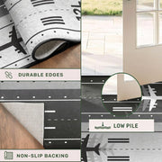 Airport Runway Runner Rugs Airplane Road Carpet 3.3x10ft