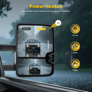 Pickup Towing Mirrors Pair Replacement For For 2014-2018