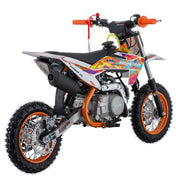110cc Dirt Bike Gas Dirt Bike Pit Bikes Automatic Transmission Dirt Pitbike with 10"/10" Tires! (Orange)