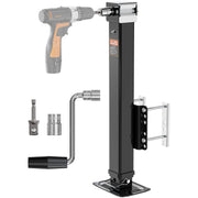 Upgrade 8000 lbs Trailer Jack, Drill Jack, Bolt-On