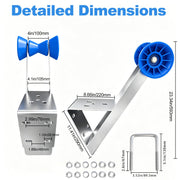 Boat Trailer Winch Stand with U-Bolts