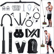 Pulley System Gym, Cable Weight Pulley System for Gym LAT Pulldown, Biceps Curl Workout, Ideal Home Gym Equipment for Forearm, Shoulder, Strength Training