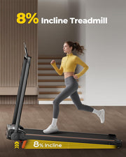 Walking Pad Treadmill with Handle Bar for Home Office