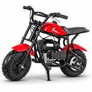 Mini Bike 40cc 4-Stroke Gas-Powered Engine Dirt Bike Pit Off Road Mini Motorcycle Pocket Bike, (+13 yr), Red/Black