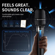 Dual Handheld Wireless Microphone System