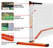 Portable Pickleball Net with 4 Paddles Set for Indoor & Outdoor 22 FT Regulation Size Net, Weather-Resistant Steel Frame, Outdoor Pickle balls, Easy Setup for Driveway, Backyard
