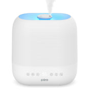 Pure Enrichment HUME Sense Warm & Cool Mist Top-Fill Humidifier, 2-Gal Tank, Up to 4.5 Days, Auto Humidity Sensor, 3 Mist Levels, Night Light, Aromatherapy, Sleep Mode & Auto Shut-Off