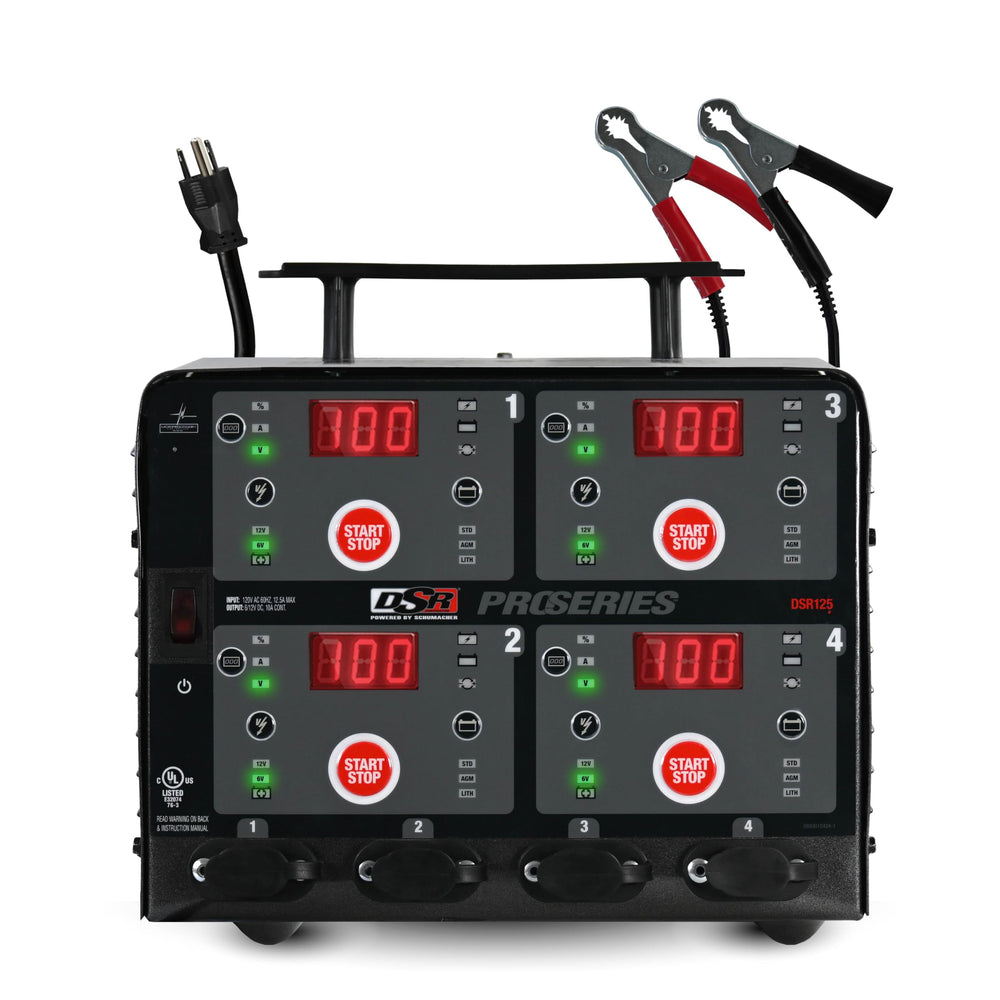 10A Car Battery Charger & Maintainer, 6V/12V – DSR125