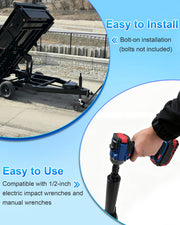 Trailer Dolly with Jack, 3500 lb Heavy Duty Trailer Tug Mover