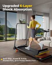 Walking Pad Treadmill with Handle Bar for Home Office