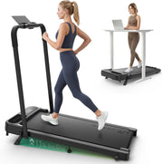 Smart 11% Incline Treadmill, Walking Pad with AI Smart APP