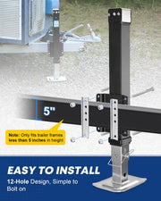 8000 lbs Trailer Jack Heavy Duty, 20-24V Electric Drill–Operated