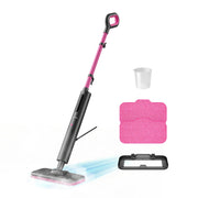 Steam Mop for Hard Floors, 15s Fast Heat-Up, Compact 3 Steam Modes, 15s Heat-Up, 248°F Steam, Up to 37 Min Steam Time, Hardwood Floors & Carpets, Self-Standing, Chemical-Free
