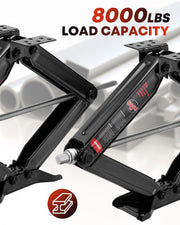 8000 lbs RV Stabilizer Jacks 24", Set of 4, Heavy Duty