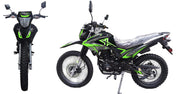 New XHawk Enduro 250cc Dirt Bike Motorcycle EFI Dual Sports Bike Street Bike 6 Speed Enduro Dual Sports Bike Adult Motorcycle Bike 250cc Street Bike (Green Color)