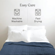 Weighted Blanket for Adults 20 lb Full/Queen (Navy Blue, 60"x80")