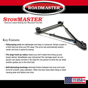 504 StowMaster Tow Bar with 2-5/16-Inch Coupler