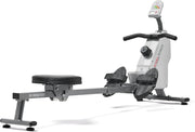 16-Level Scull-Style Magnetic Rowing Machine, Advanced LCD Monitor, Wide Seat, Charcoal, 330 lb Capacity