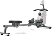 16-Level Scull-Style Magnetic Rowing Machine, Advanced LCD Monitor, Wide Seat, Charcoal, 300 lb Capacity