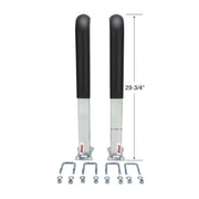 3005.3783 Heavy-Duty Pontoon Trailer Guide-Ons, SILVER