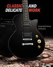 39" Electric Guitar, DLP-style with Dual Humbucker Pickups