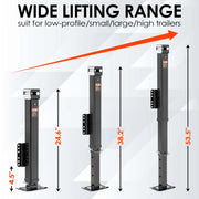 Upgrade 8000 lbs Trailer Jack, Drill Jack, Bolt-On