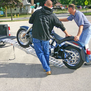 7' 5" Motorcycle Loading Ramp, Arched, Folding, 3,000 lb Cap